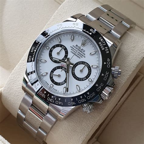 rolex daytone white|rolex daytona list price uk.